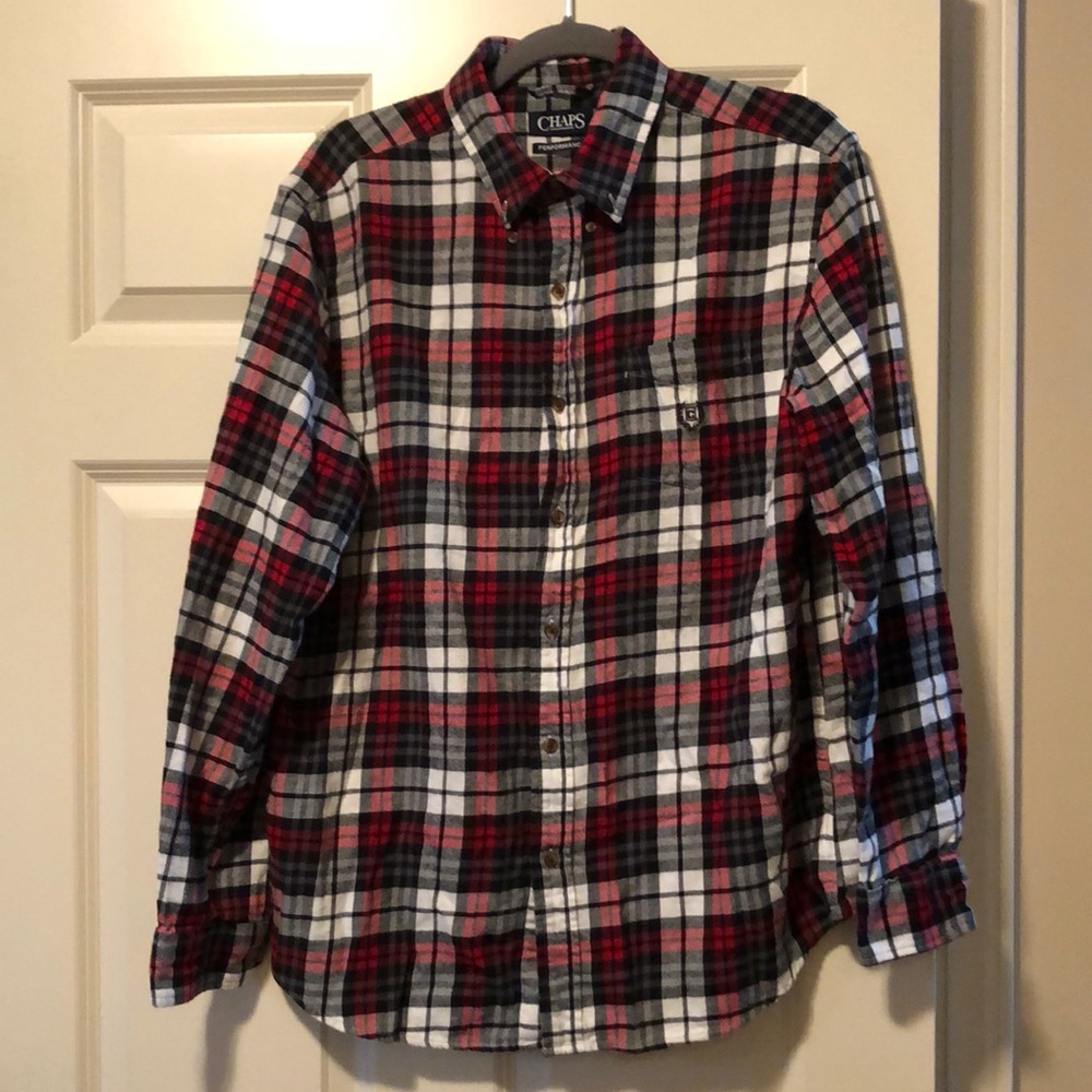 Chaps Performance Flannel - size L